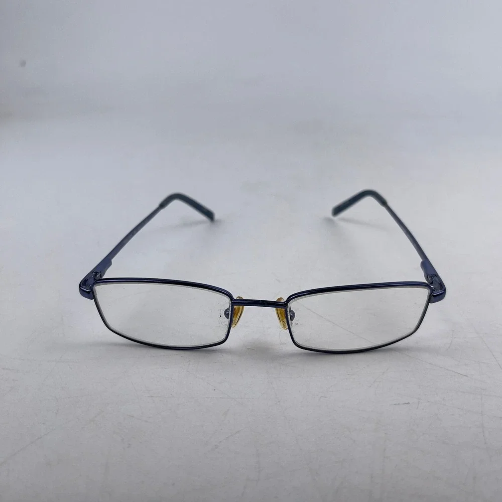 Robert Mitchel RMJ 605 Men's Eyeglasses Frame Blue Metal Rectangular 46-17-125mm